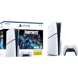 Ігрова приставка Sony PlayStation 5 Slim Fortnite Cobalt Star Bundle White - мініатюра 2