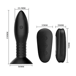Анальна пробка - Mr.Play Rotation Beads Anal Plug - мініатюра 4
