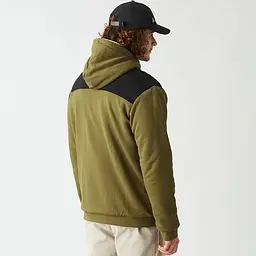 Толстовка чоловіча Picture Organic Basement Plush Zip Man L Чорний-Оливковий - мініатюра 2