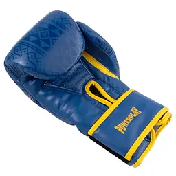 Рукавиці боксерські Power Play PP 3021 Ukraine, Blue/Yellow - 12 унцій - мініатюра 4