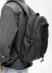 Чоловічий рюкзак Sambag Zard Neo чорний з декором 43 х 27 х 13 см (25000264m) - мініатюра 2