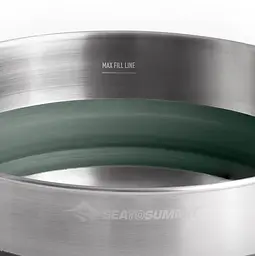 Каструля Sea To Summit Detour Stainless Steel Collapsible Pot 3 L Laurel Wreath Green (1033-STS ACK026021-402002) - мініатюра 5