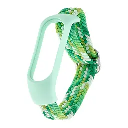 Ремінець Braided Buckle Enhanced Mi Band 3/4/5/6/7 Aqua Mint Green