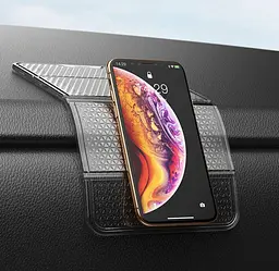 Килимок антиковзкий Baseus Folding Bracket-Transparent SUWNT-02 на торпеду прозорий - мініатюра 6