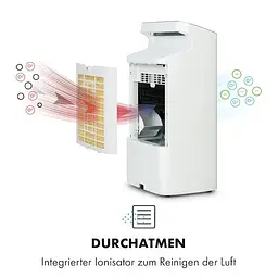 Охолоджувач повітря Klarstein Coldplayer 4-в-1 Білий (10034672) - мініатюра 3