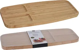 Блюдо сервірувальне Excellent Houseware Wooden Serving Platter 39 x 16 x 1.8 cm