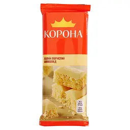 Білий пористий шоколад Корона 80 г (776174)