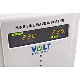 ДБЖ Перетворювач напруги Volt Polska SINUS PRO 1000 E 12/230 В (700/1000 Вт) - мініатюра 7