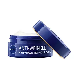Нічний крем проти зморщок + ревіталізація NIVEA Anti-Wrinkle Revitalizing 55+ 50 мл - мініатюра 3