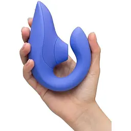 Вібратор кролик Womanizer Blend (Blue) - мініатюра 5