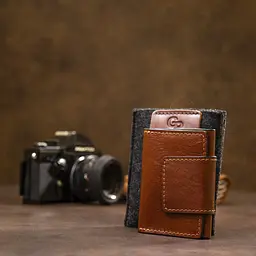 Шкіряна візитниця GRANDE PELLE 7х10х1,5 см acs0018805 - мініатюра 9