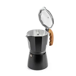Гейзерна кавоварка Holmer CF-0300-BW Natural 300 мл чорна (CF-0300-BW Natural) - мініатюра 4
