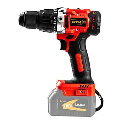 Шурупокрут з ударним режимом акумуляторний GTM DSI18/80BL (80 Нм, 1.5-13 мм, BL, 18 В, без акумуляторів та зарядного пристрою) - мініатюра 4