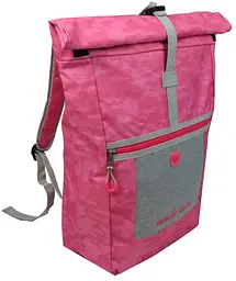 Рюкзак жіночий Rolltop Uncle IAN313561 22L Рожевий - мініатюра 5