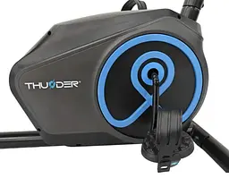 Велотренажер горизонтальний THUNDER JET чорно-синій - мініатюра 8