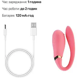 Смарт-вібратор для пар Zalo Fanfan Rouge Pink - мініатюра 7