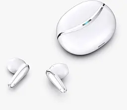 Бездротові Bluetooth навушники-вкладиші TWS BX18 з шумозаглушенням Білі - мініатюра 5
