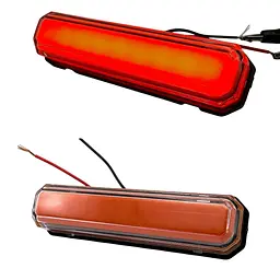 LED Габарит Thoc Auto 85 х 20 мм 12/24V 9 діод Неоновий Червоний (ТН-962) 1 шт.