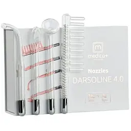 Комплект насадок для Дарсонваль Darsoline Medica+ Lux 4 шт. - мініатюра 2