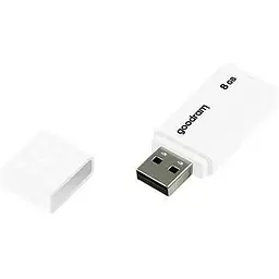 Флеш накопичувач USB 8Gb Goodram UME2 білий USB 2.0 до 20/5 МБ/с (UME2-0080W0R11)