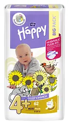 Підгузки Bella Baby Happy 4 (9-20 кг), 62 шт.