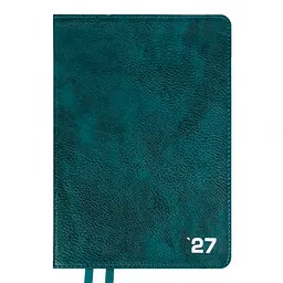 Щоденник діловий Leo Planner 2027 Prime А5 інтегральний смарагдовий 368 сторінок (252730)