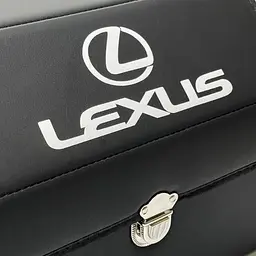 Органайзер саквояж у багажник Lexus 38 x 31 x 29 см Еко-шкіра Чорний 1 шт - мініатюра 9