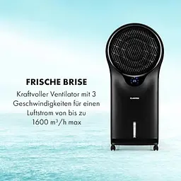 Мобільний вентилятор Klarstein Whirlwind 3 в 1 1600 м³/г 90 Вт (10031487) - мініатюра 4