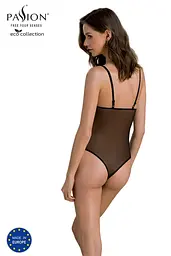 Боді Passion KERRIA BODY black, L/XL, з високими вирізами та верхом балконет - мініатюра 2