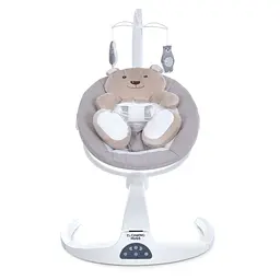 Заколисуючий центр-шезлонг HUGS ME 1077 Beige - мініатюра 6