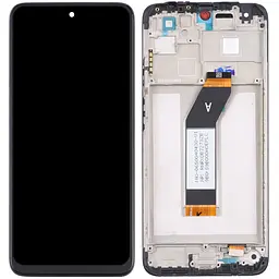 Дисплей Xiaomi Redmi 10 чорний, з рамкою