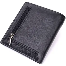 Універсальна модель гаманця з натуральної шкіри ST Leather 19474 чорна - мініатюра 6
