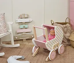 Janod Візок Candy Chic для ляльок - мініатюра 2