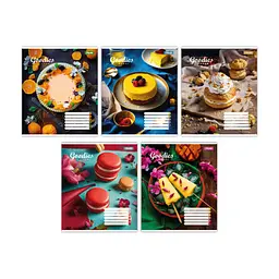 Зошит 1 вересня А5 1В Bright goodies 96 аркушів лінія (767419), в асортименті