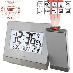 Настільний годинник Technoline WT538 проекційний Silver/Anthracite (DAS301198) - мініатюра 7