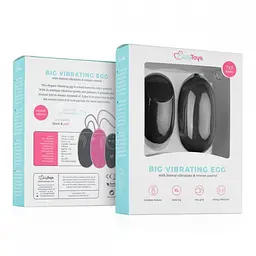 Віброяйце Vibrating Egg With Remote Control чорне - мініатюра 5