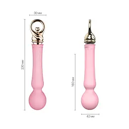 Вібромасажер із підігрівом Zalo Sweet Magic - Confidence Wand Fairy Pink - мініатюра 2