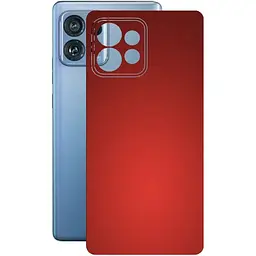 Защитная пленка StatusSKIN для Motorola Edge Plus 2023 Корпус Винил красная матовая