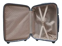 Валіза маленька S ABS-пластик Milano bag 004 56,5×39×24см 40л Сірий - мініатюра 4