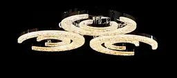 Світлодіодна люстра Splendid Ray L1655/3+3 LED (CH), білий, хром, 126 Вт, від 10-18 м² - мініатюра 4