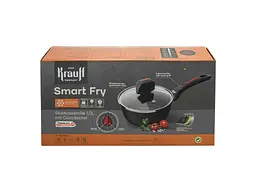 Ківш KRAUFF зі скляною кришкою 1л 16см Smart Fry з - мініатюра 9