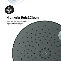 Душова система з термостатом Am.Pm Like black F0780522, Чорний матовий - мініатюра 8
