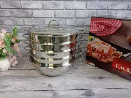 Мантоварка-пароварка O.M.S. Collection 6090 М-30 см 6,4 л - мініатюра 2