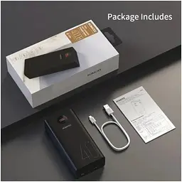 Зовнішній акумулятор Romoss PEA40S Pro 40000mAh 65W чорний pea40s - мініатюра 3