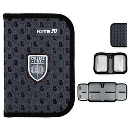 Пенал Kite College Line чорний (K25-622-2) - мініатюра 2