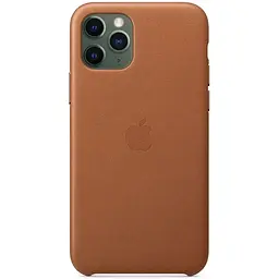 Оригінальний шкіряний чохол Apple Leather Case для iPhone 11 Pro Max (6.5") Saddle Brown (MX0D2ZM/A) - мініатюра 10