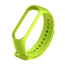 Ремінець Silicone Mi Band 3/4 Lime ( 6 )