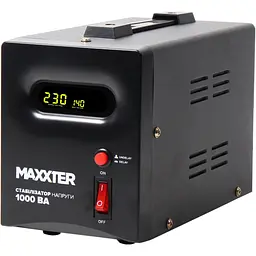 Стабілізатор напруги Maxxter MX-AVR-S1000-01 1000VA 600 Вт (MX-AVR-S1000-01)
