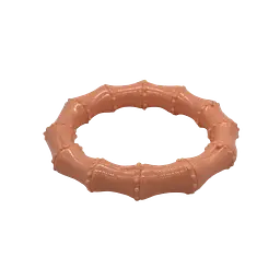 Іграшка-кільце для собак Derby Dog Bamboo Chew Toy Ring, Персиковий