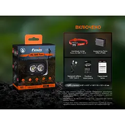 Ліхтар налобний Fenix HL18R-T V2.0 чорний - мініатюра 22